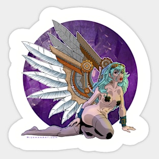 Steam Angel Sticker